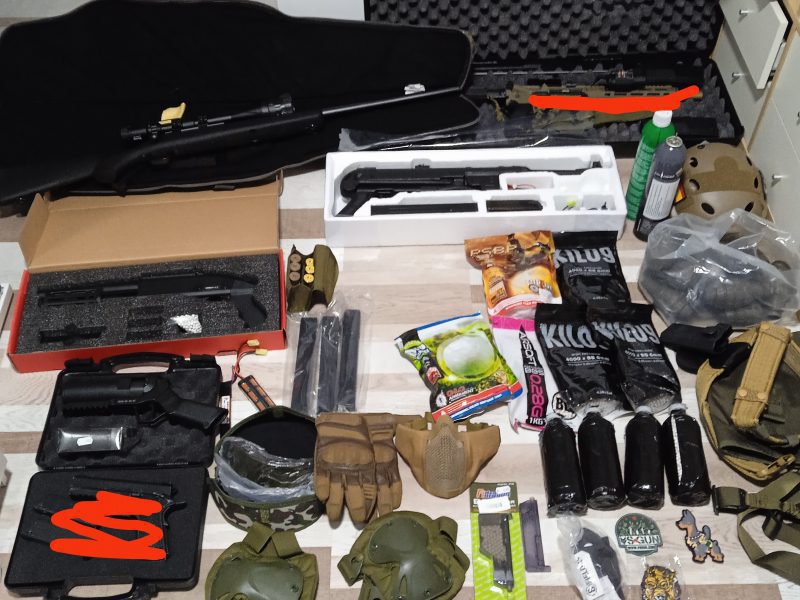 Pack airsoft totalmente nuevo sin uso