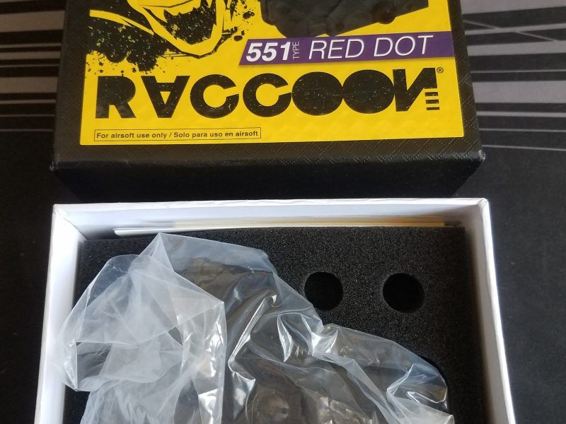 Raccoon Red Dot 551