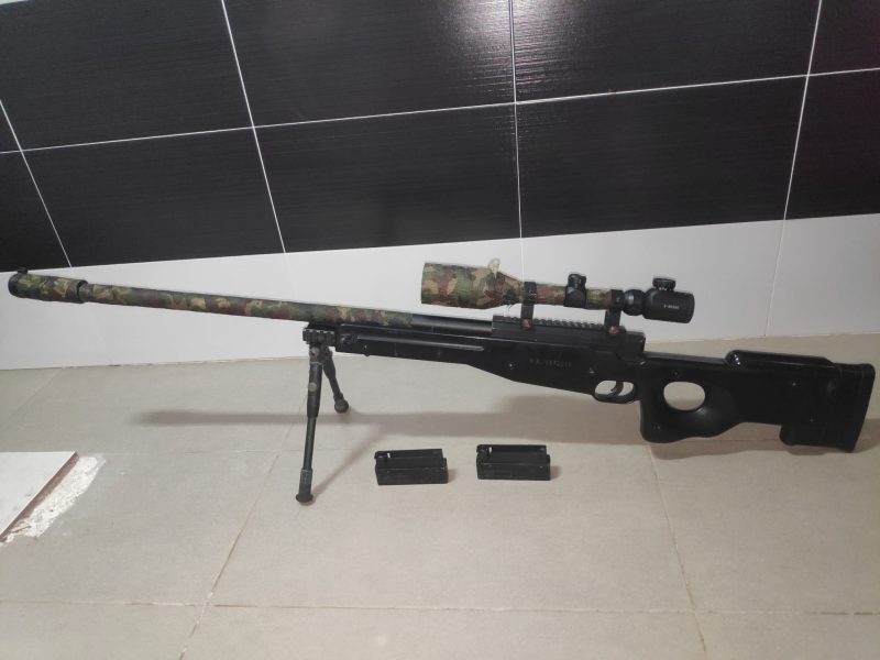 KIT COMPLETO AIRSOFT: M4 G&G UPGRADEADA, L96 UPGRADEADO Y MUCHO MAS