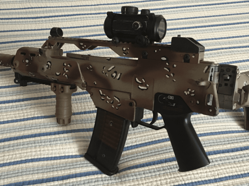 RÉPLICA AIRSOFT HK G36, Y COMPLEMENTOS.
