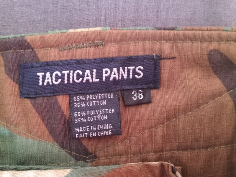 Pantalón táctico woodland