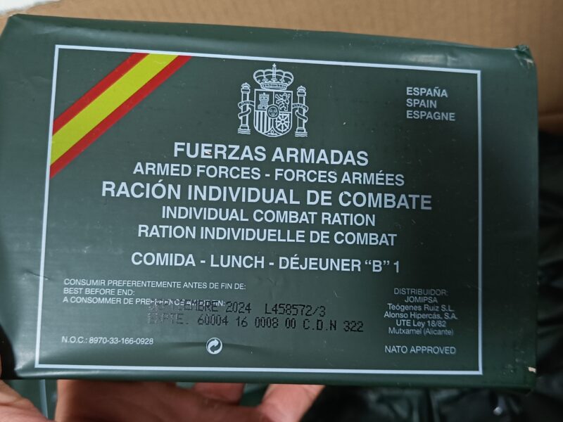 Raciones de combate Militares