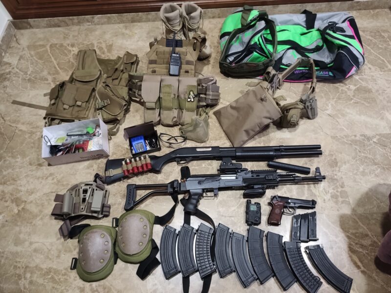 Equipo completo de Airsoft