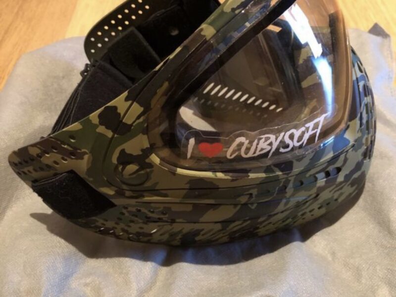 Máscara de Pintball/Airsoft Anti-vaho