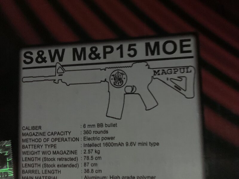 KING ARMS: s&w m&p15 moe