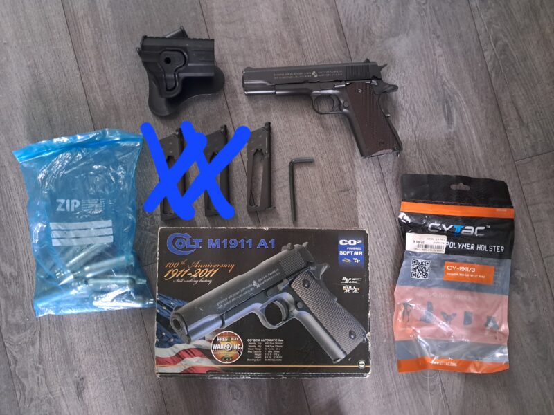 1911 cybergun full metal co2