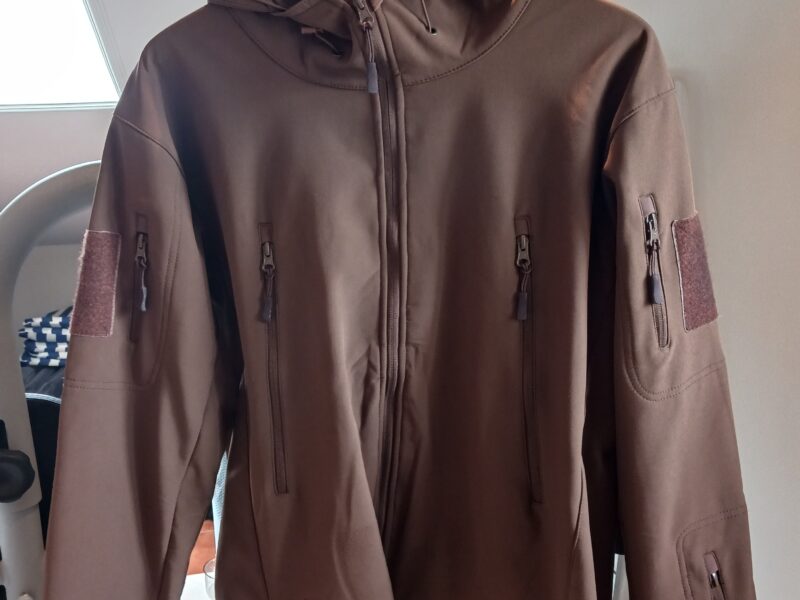 Chaqueta Shoftshell marron talla M