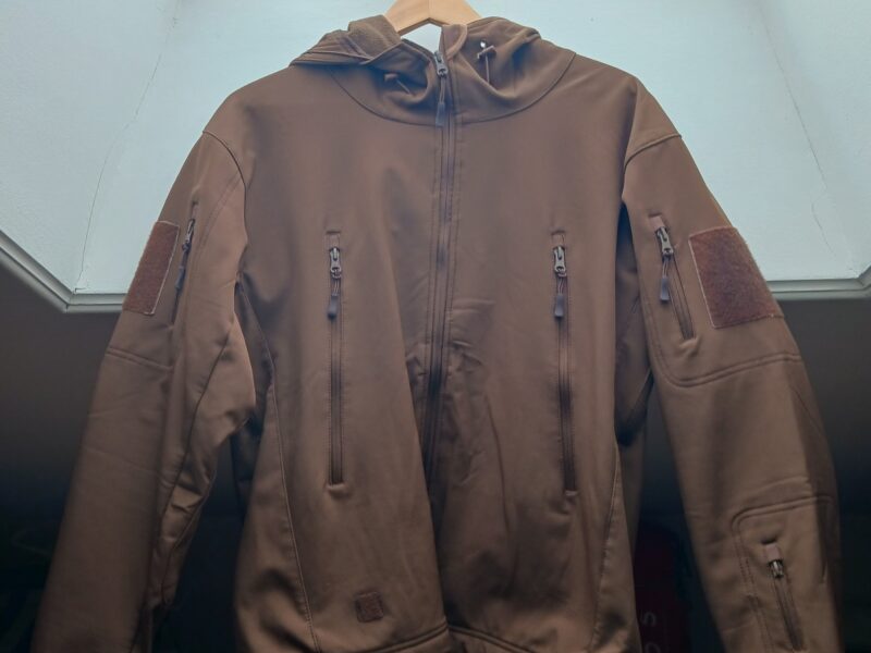 Chaqueta Shoftshell marron talla M