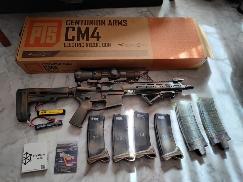 KWA PTS CM4 Recoil + shortdot Visionking