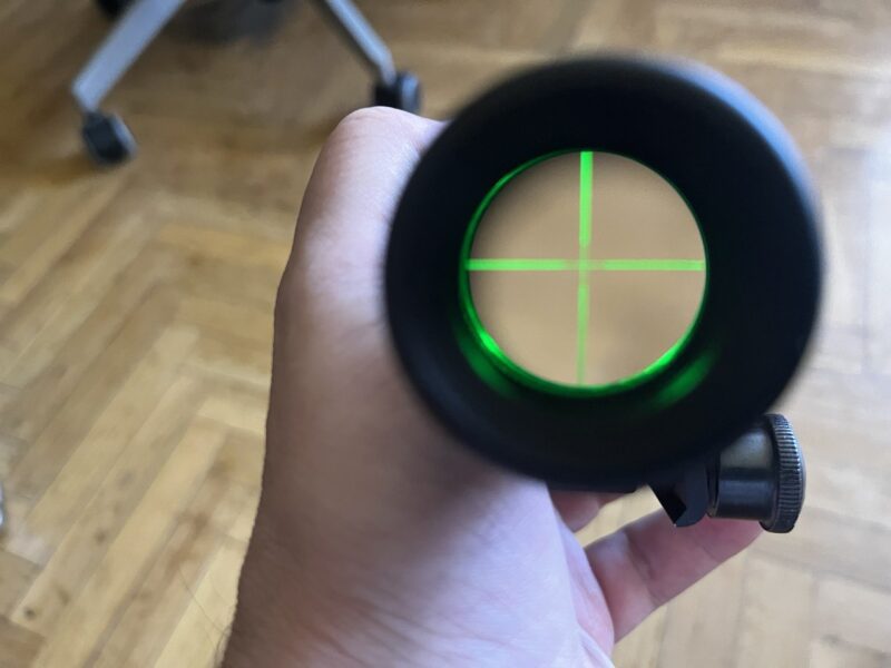VISOR OG 2.5-10X40E & LASER ROJO DUEL CODE