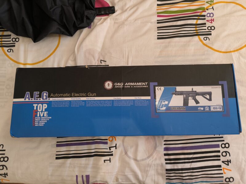 REPLICA AEG M4 G&G FIRE HAWK NEGRA