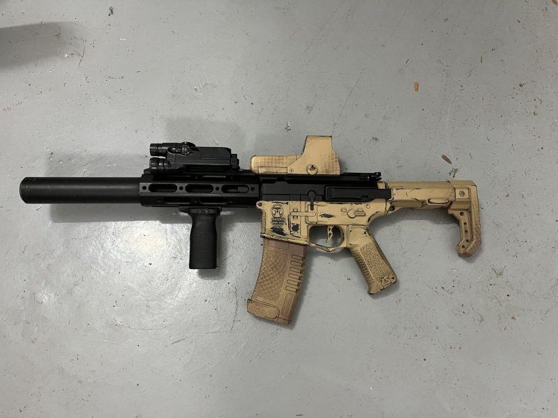 Ares Amoeba AM-O14 (Custom Camo) Honey Badger