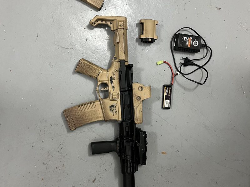 Ares Amoeba AM-O14 (Custom Camo) Honey Badger