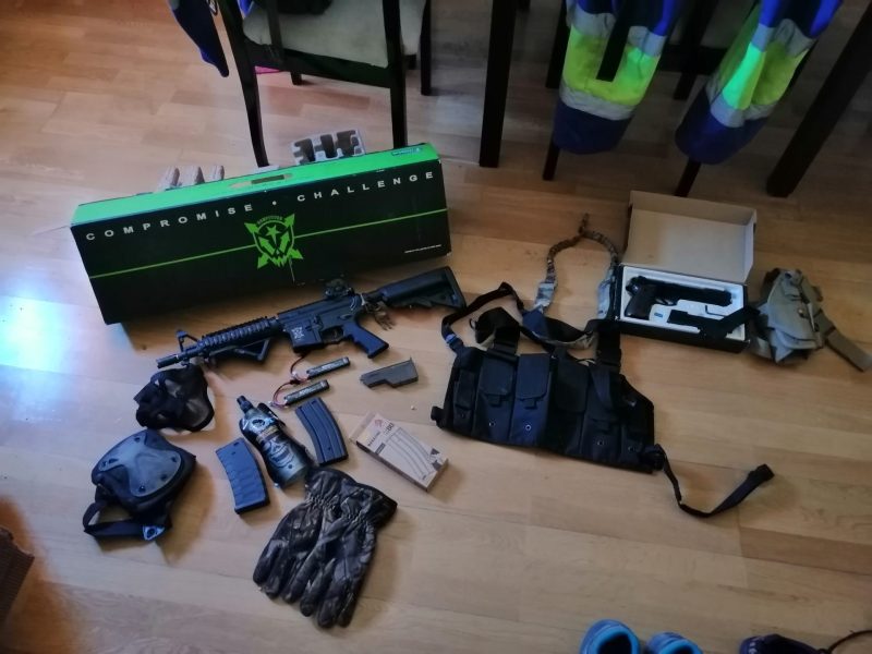 equipacion de airsoft