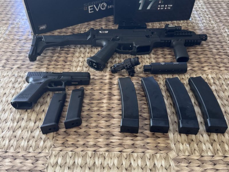 Pack Airsoft- Scorpion Evo de ASG con preparación