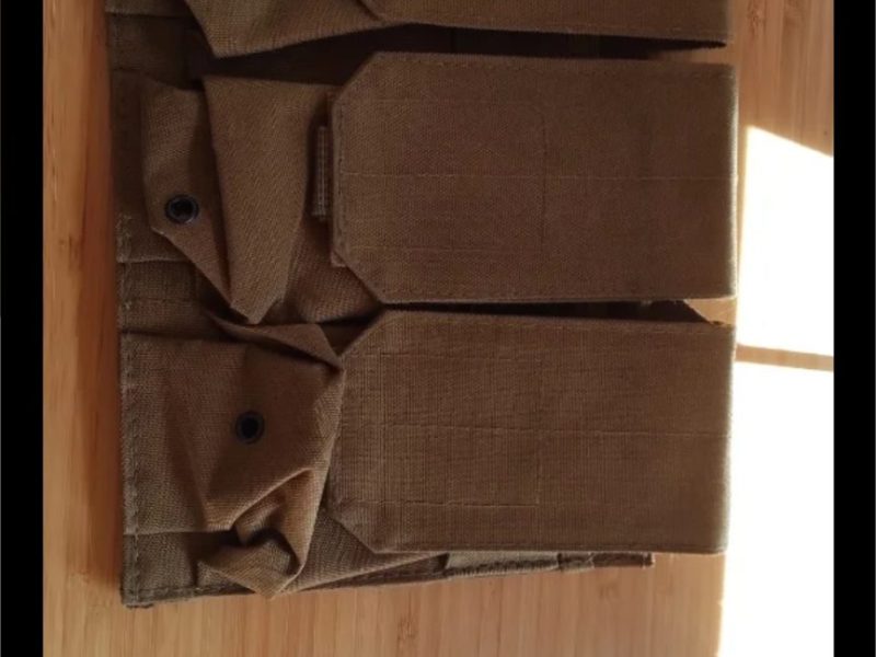 Porta cargadores triple coyote TAN