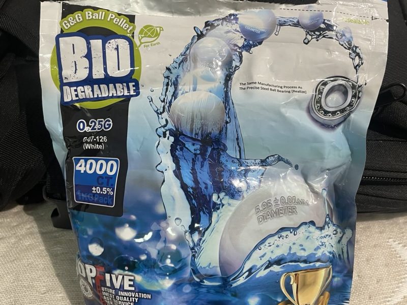BOLAS BIO 0.25G G&G 1KG BLANCAS