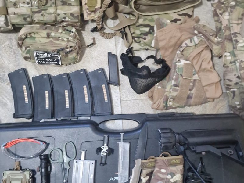 Lote equipacion airsoft