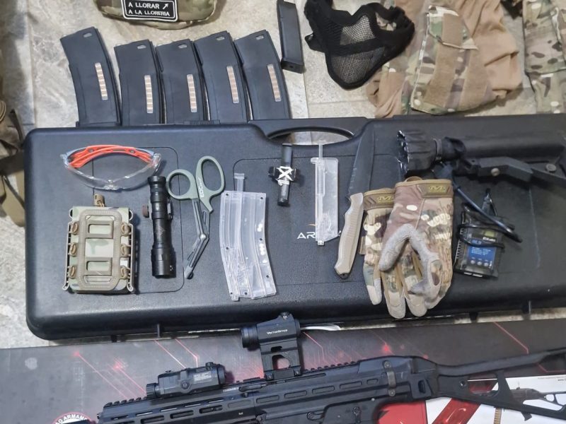 Lote equipacion airsoft