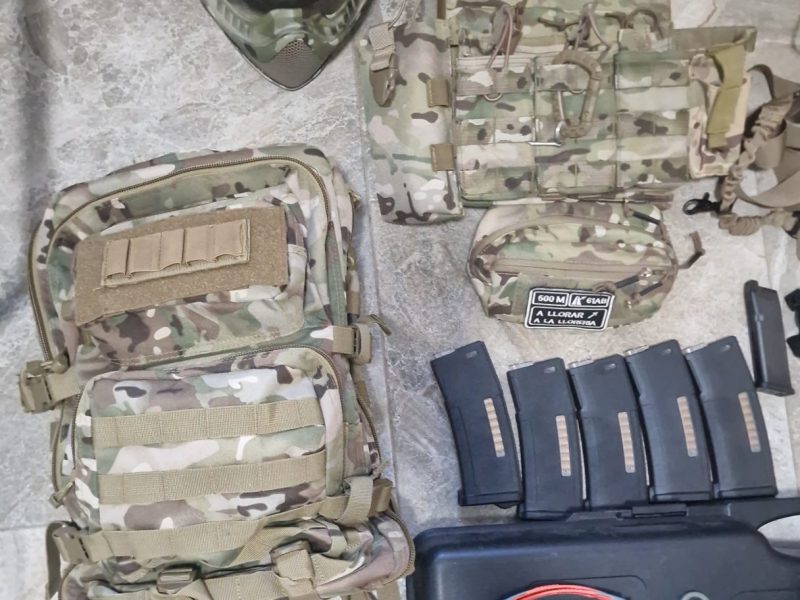 Lote equipacion airsoft