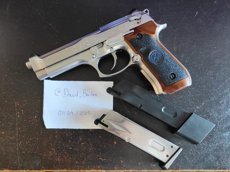 M92F WE Samurai Edge Resident Evil 7 Silver Gbb