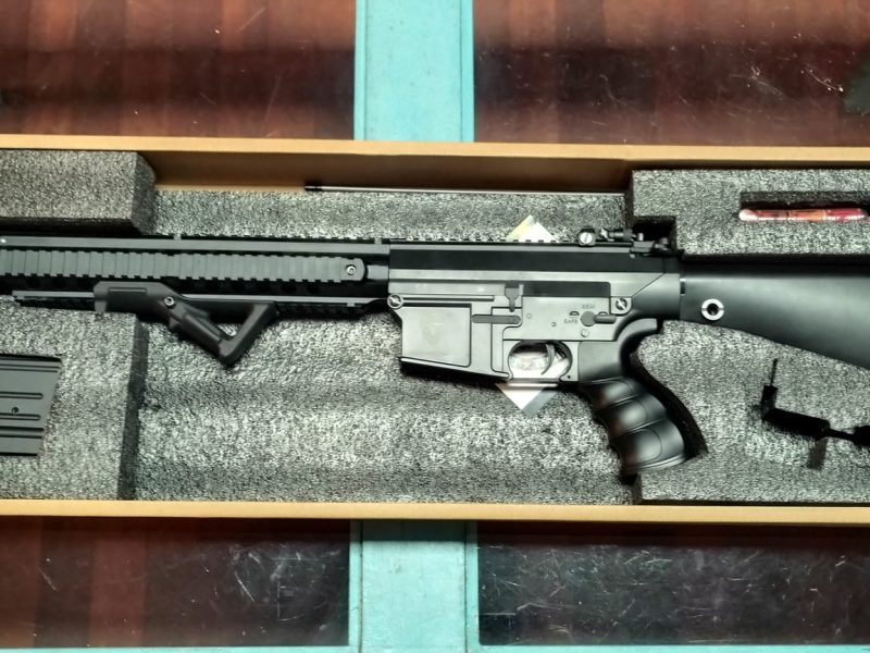 DMR Golden Eagle SR25 con accesorios