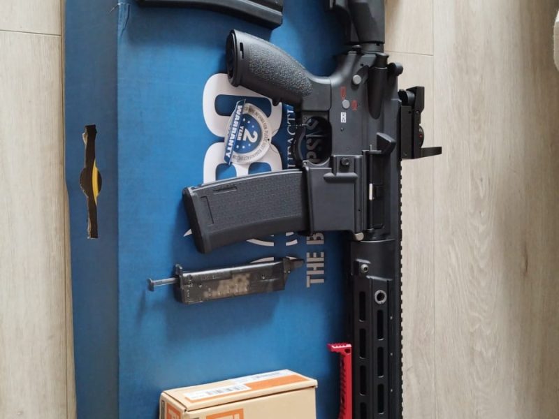 OFERTA!Delta 595 Tipo HK416 D10 M-Lock Con Bateria y Cargador Bateria - BO Manufacture Con garantía