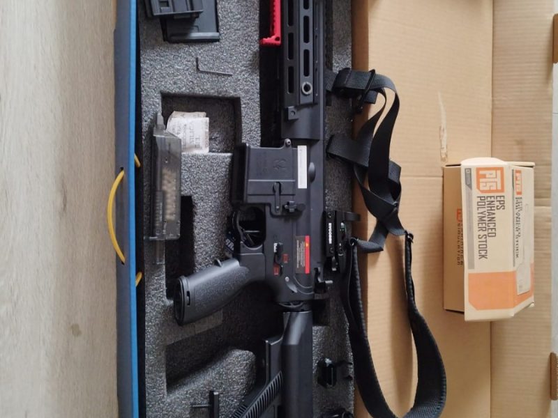OFERTA!Delta 595 Tipo HK416 D10 M-Lock Con Bateria y Cargador Bateria - BO Manufacture Con garantía