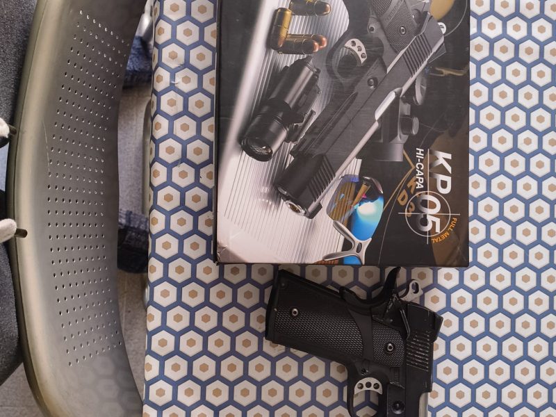 GBB PISTOLA HI-CAPA KJ WORKS KP-05 NEGRA