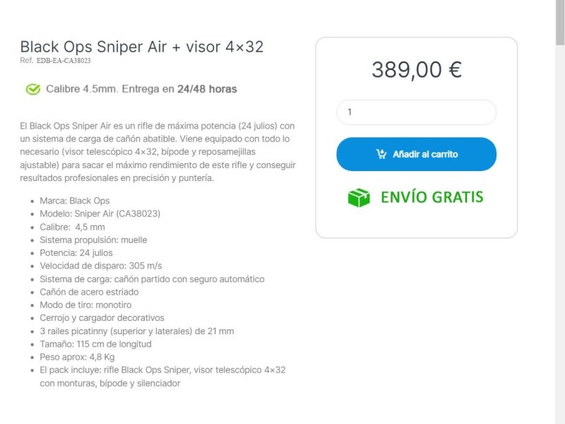 Black Ops Sniper Air