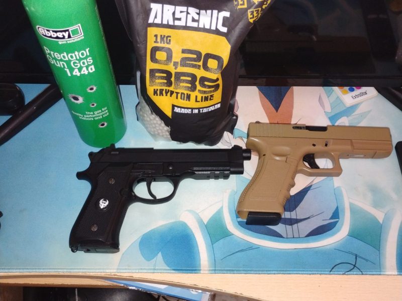 Pistolas airsoft