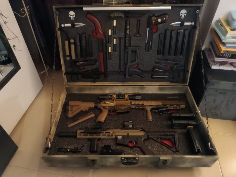 Lote completo airsoft.
