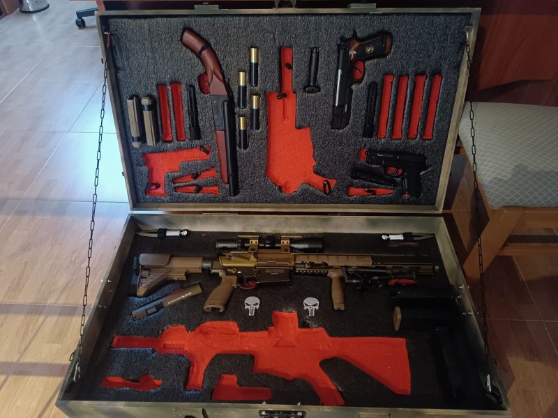 Lote completo airsoft.