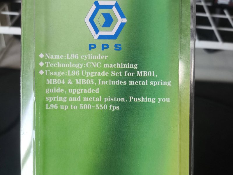 Muelle, pistón y guía de metal L96 PPS CNC