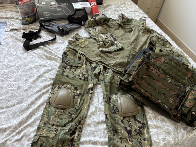 Equipamiento airsoft completo