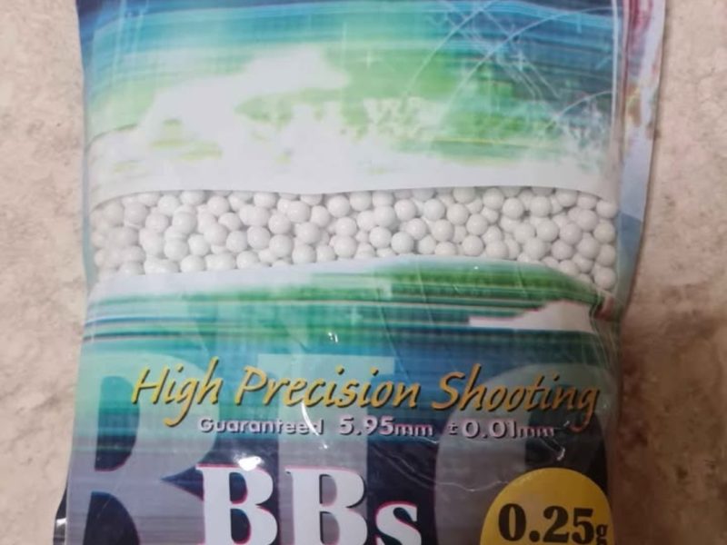Bolas airsoft 0,25 4000 BBS 1kg 6 paquetes