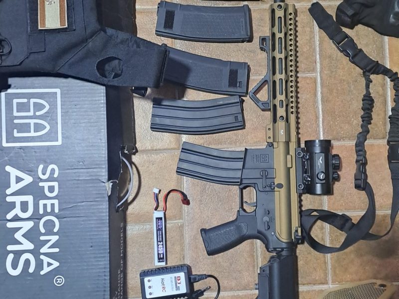 Pack con fusil con Solo 2 partidas con udgrade de 150€