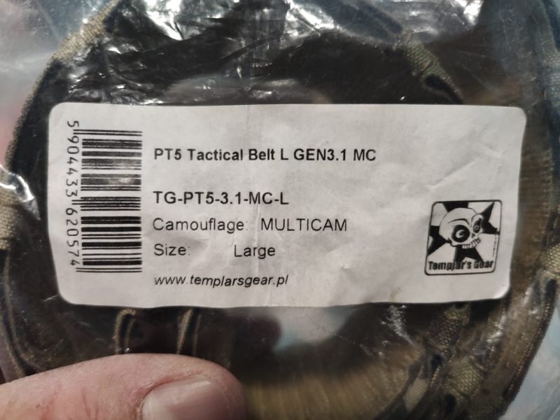 Templars Gear PT5 Tactical Belt