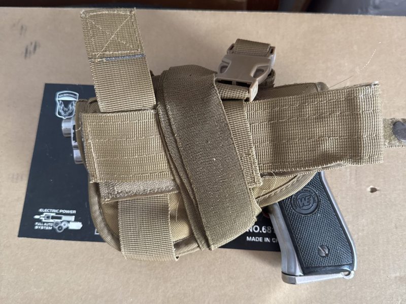 Bareta gas full metal más funda