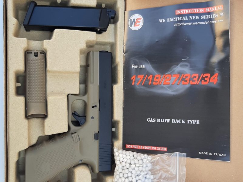 PACK GLOCK 17 GEN4 METAL VERSION WE