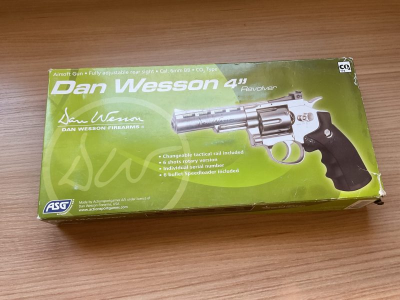 Revolver Dan Wesson 4’’ de CO2