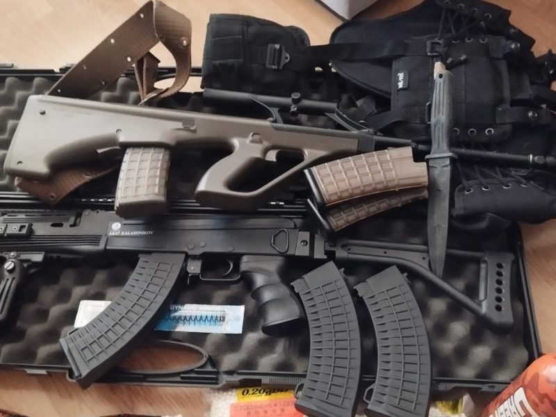 Lote de replicas de airsoft