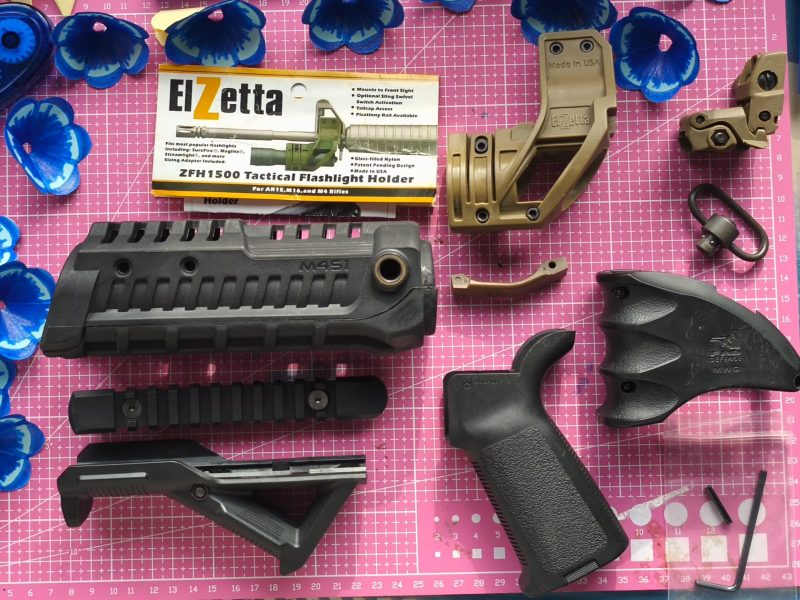 Kit para M4 (en las fotos un SOPMOD)