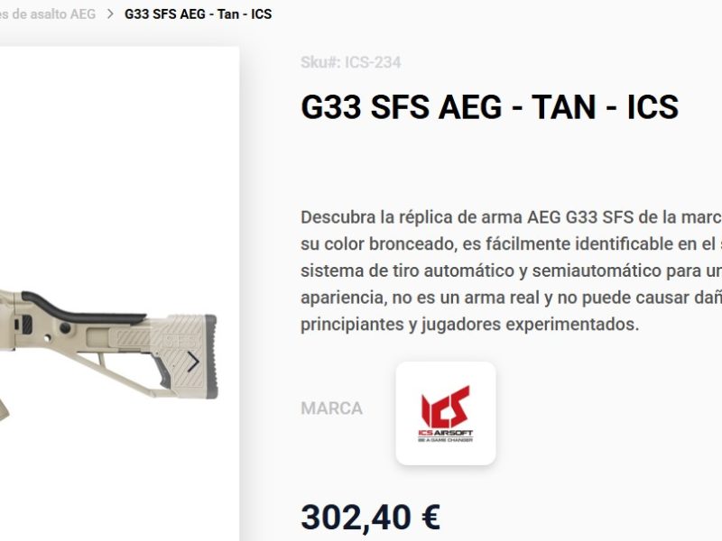 G36C/ G33 ICS NUEVO