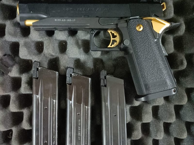 Tokyo Marui Hi-Capa 5.1 Gold Match + extras