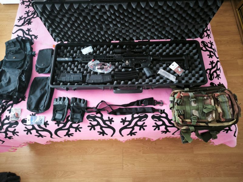 M4 Upgradeada y kit de accesorios