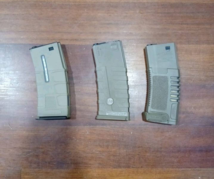 Fusil airsoft Amoeba + accesorios