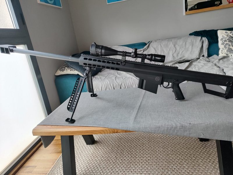 Barrett M82 Airsoft Lancer Tactical – COMO NUEVO – Solo decoración