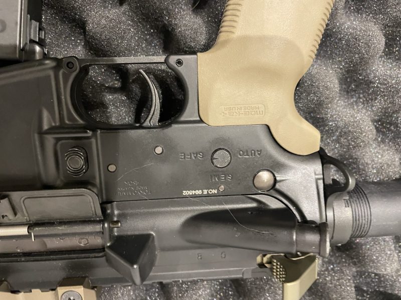 Tokyo Marui M4 MWS GBBR MK18 Style + 5 Magazines + Vector Optics + Case