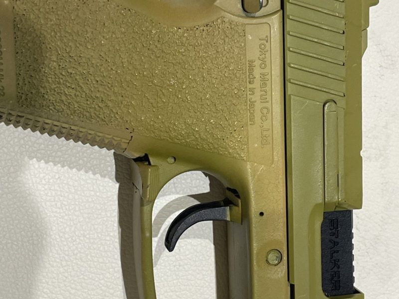 PISTOLA Tokyo Marui HK45 GBB + Suppressor – Custom Stalker